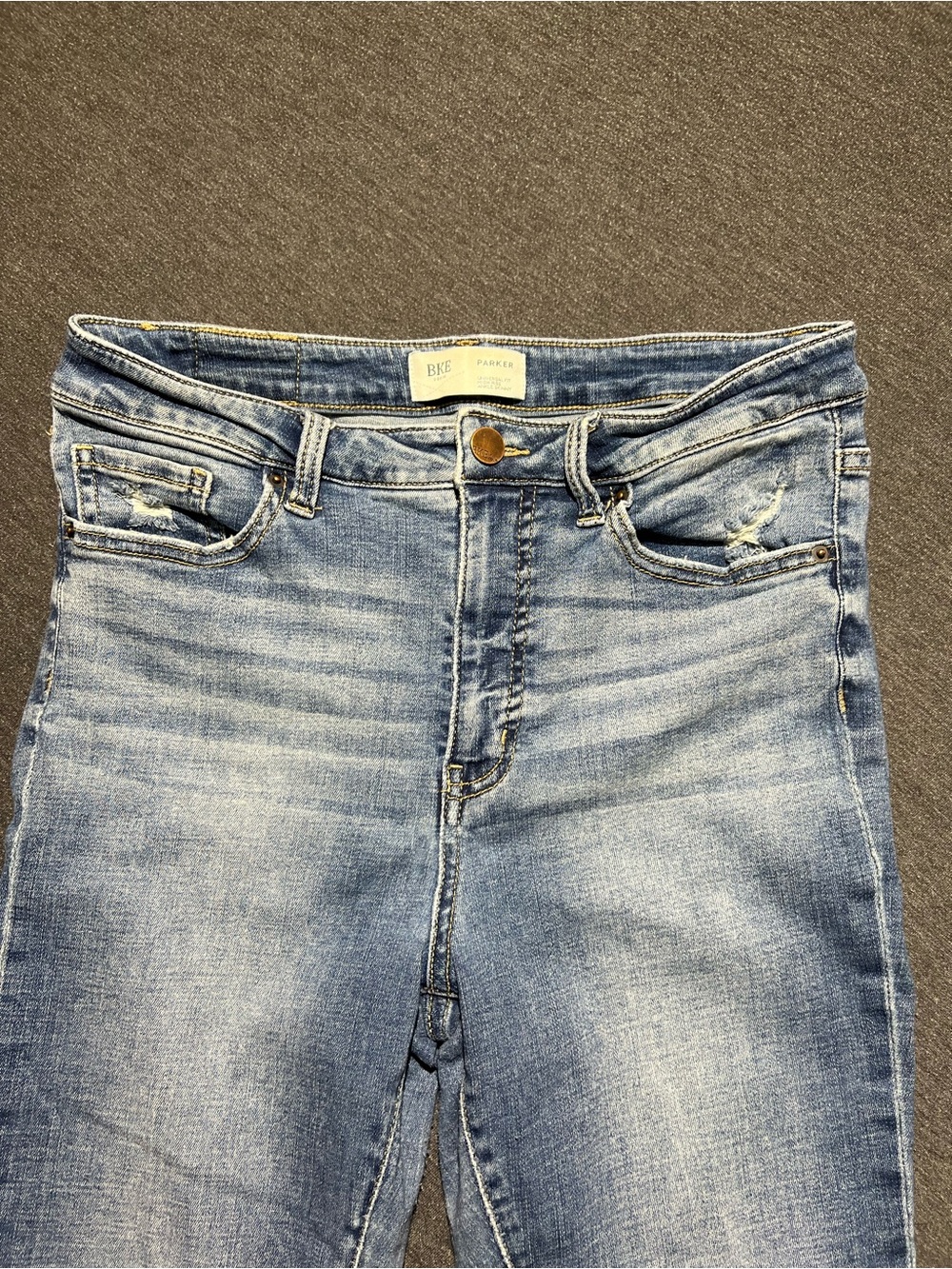 BKE Women's Light Blue Skinny Jeans - Parker Style